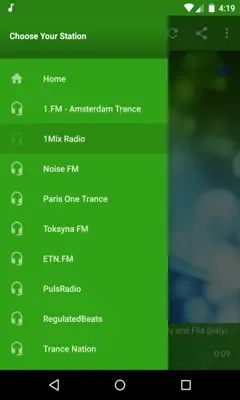 Trance Music Radio Full Free android App screenshot 0