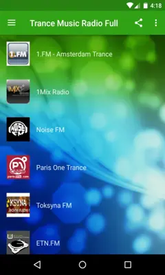 Trance Music Radio Full Free android App screenshot 3